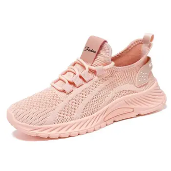 Женские кроссовки для бега, дышащая спортивная обувь для женщин, удобная модная повседневная обувь
