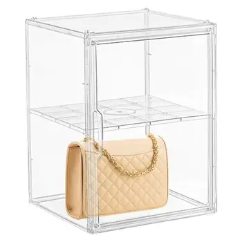 Роскошная сумка-органайзер для гардероба Прозрачная сумка-коробка для хранения Пылезащитная сумка-витрина Держатель Женские подарки