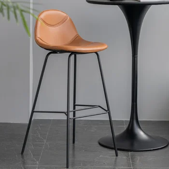Скандинавские барные стулья, Обеденные стулья, Легкий Роскошный Сексуальный Высокий табурет, барный стул со спинкой, барный стул, Современная Кухонная мебель для табурета